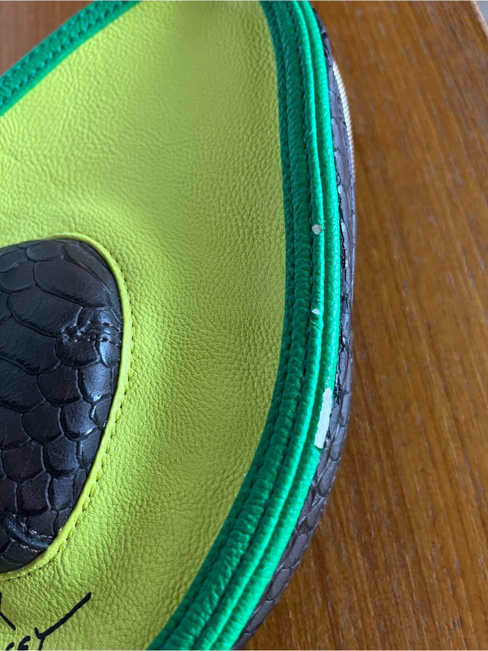 Betsey Johnson Avocado Purse/Wristlet - Picture 5 of 5